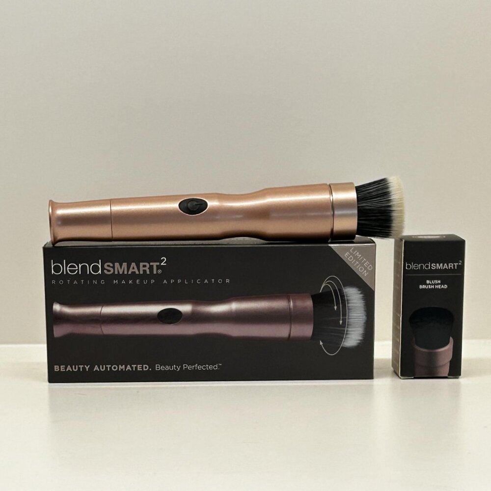 blendSMART2 Powered Foundation Makeup Brush, Rose Gold